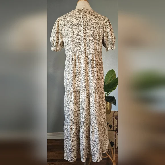 PRETTYGARDEN Maxi/Midi Leopard Print Dress! - Picture 3 of 8